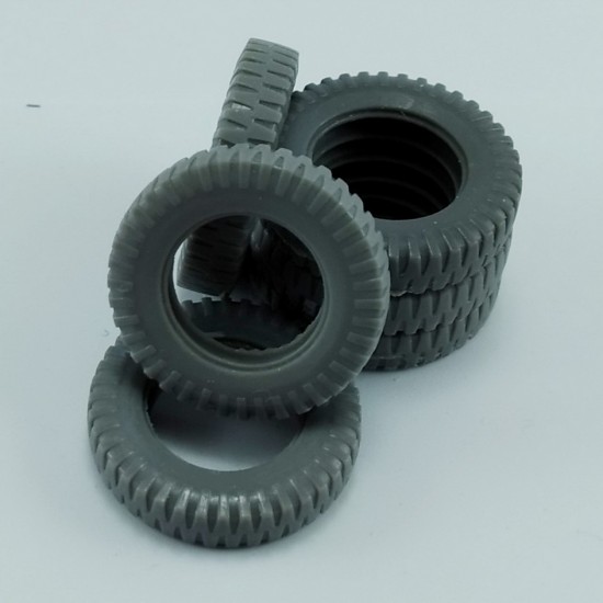 1/48 German Sdkfz.251 Spare Tyres for Tamiya kits