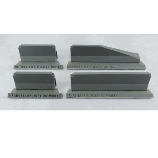 1/48 Beton Barriers (high 100cm)