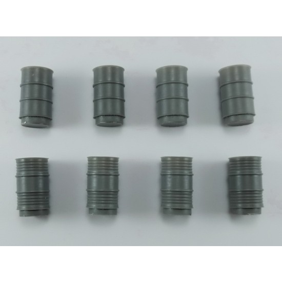 1/48 US Empty Barrels (2 types, 8pcs)