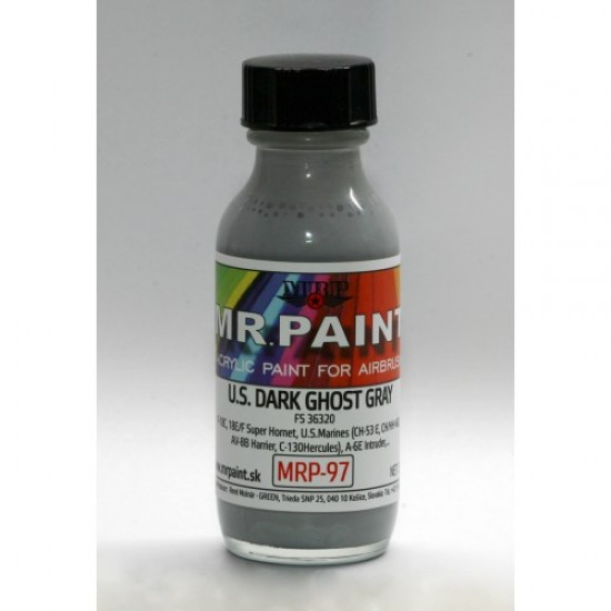 Acrylic Lacquer Paint - US Dark Ghost Gray (FS 36320) 30ml