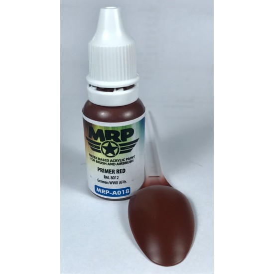 Acrylic Paint - WWII German AFVs Primer Red (RAL 8012) 17ml
