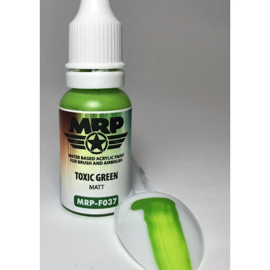 Acrylic Paint for Figure - Toxic Green Matt (17ml)