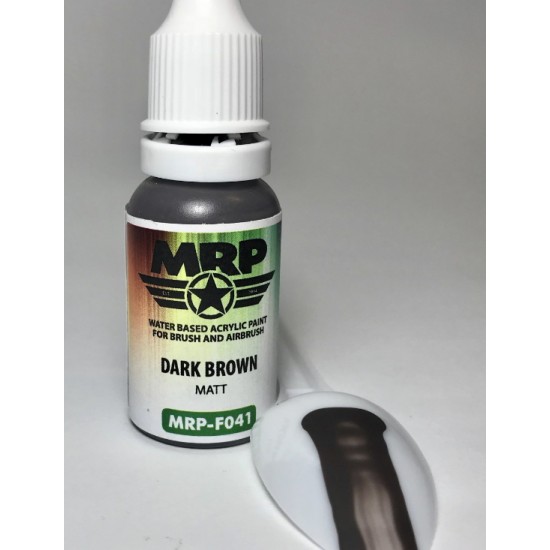 Acrylic Paint for Figure - Dark Brown Matt (17ml)
