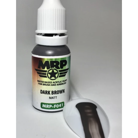 Acrylic Paint for Figure - Dark Brown Matt (17ml)