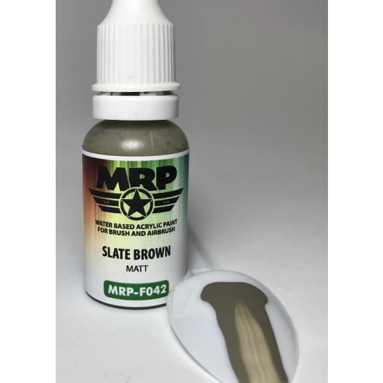 Acrylic Paint for Figure - Slate Brown Matt (17ml)