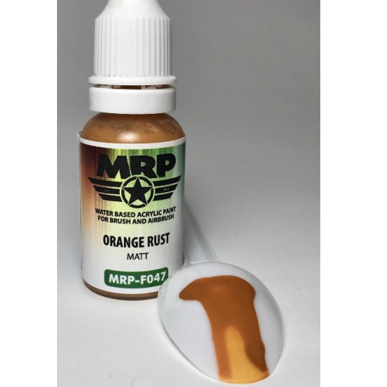 Acrylic Paint for Figure - Orange Rust Matt (17ml)