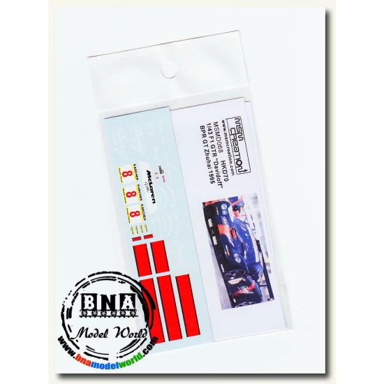 1/43 1995 BPR GT Zhuhai Davidoff McLaren F1 GTR (Tobacco version)