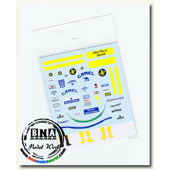1/18 A.Senna Figure decal (Lotus)