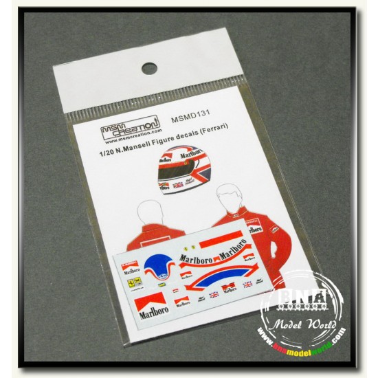 1/20 N.Mansell Figure Decals (Ferrari)