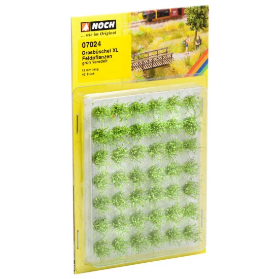 Grass Tufts XL "Field Plants" (green, 42pcs, 12mm)