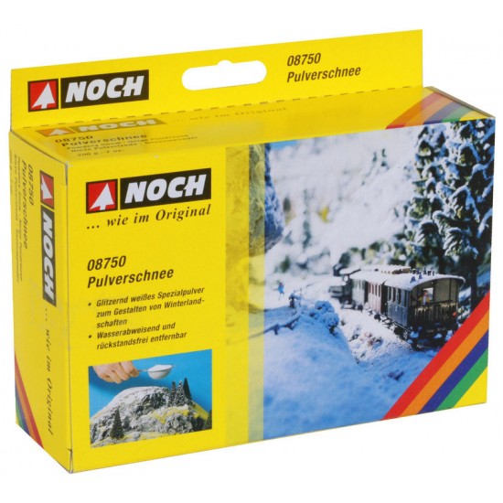 Powdery Snow set (200g) for G/O/HO/HOE/HOM/TT/N/Z Scale