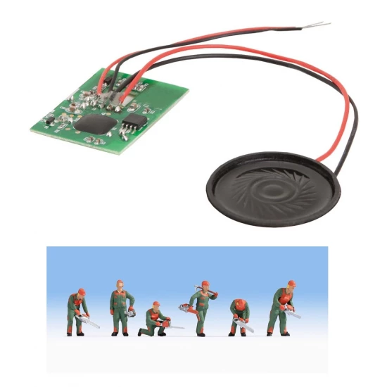 HO Scale Felling Trees Figures w/Sound