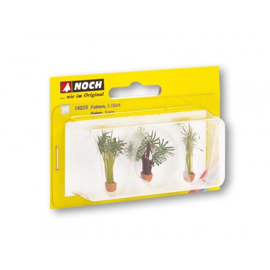 HO Scale Palms (3pcs, Height: 34mm)