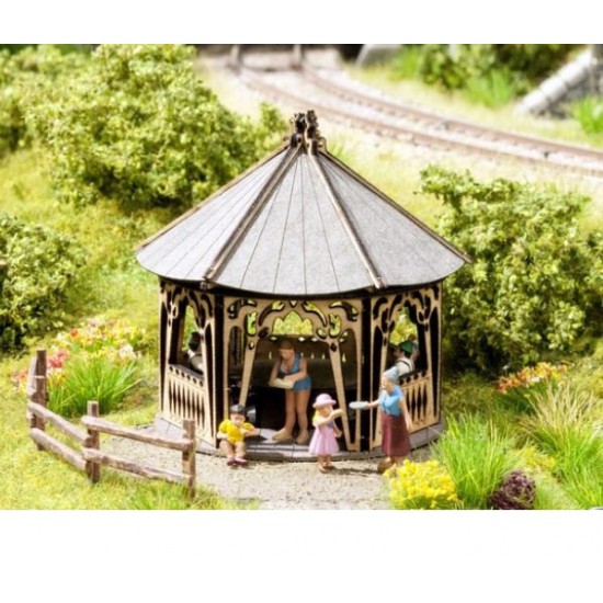 HO Scale Pavilion (5.7 x 5.8 x 5.3 cm)