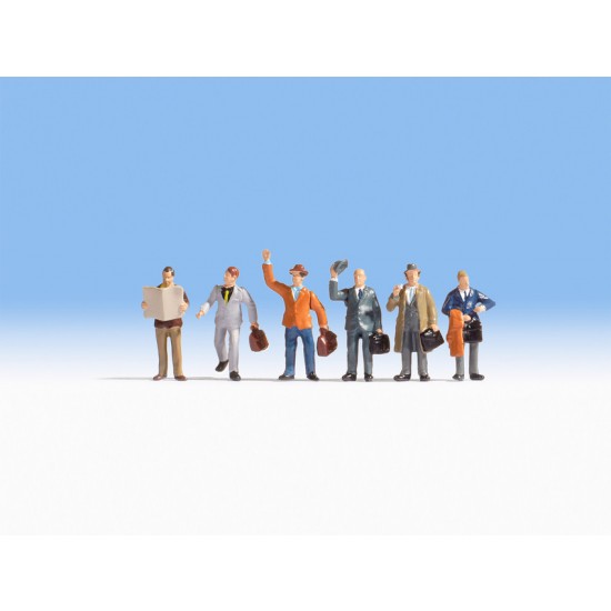HO Scale Business Travellers