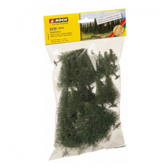 N, Z scale Model Fir Trees (4cm-10cm)