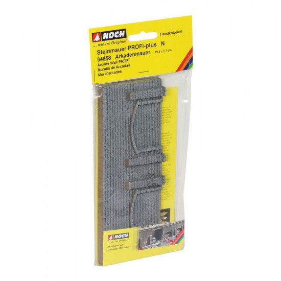 N Scale Arcade Wall (19.8 x 7.4 cm)