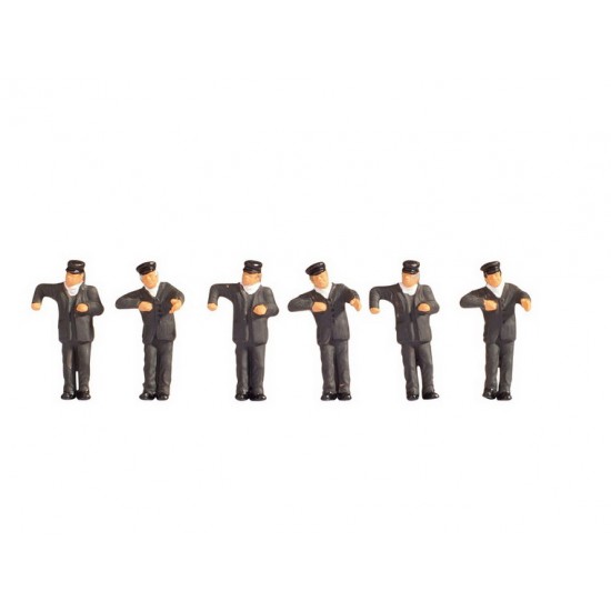 N Scale Engine Drivers for Steam Locomotive Assembled and Painted Miniatures