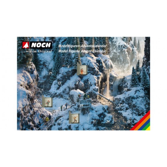 N Scale Figures Advent Calendar (28 figures)