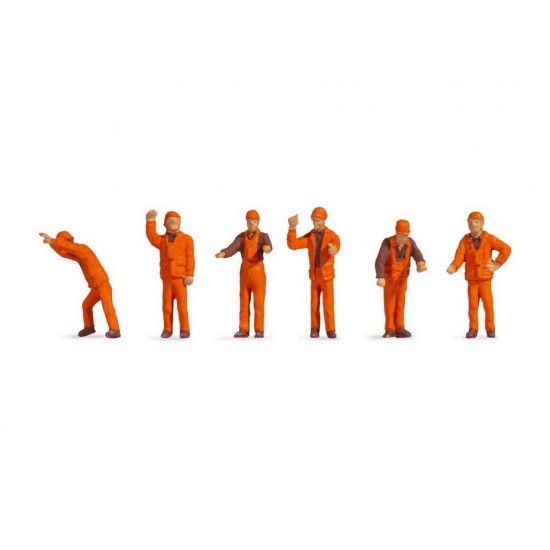 TT Scale Shunting Staff (6 figures)