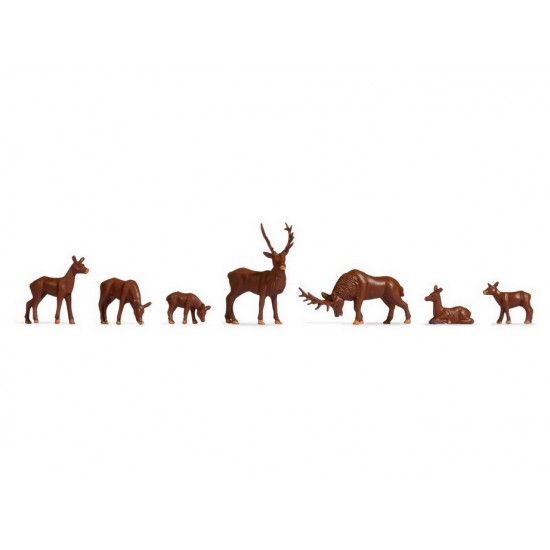 TT Scale Deer (7 figures)