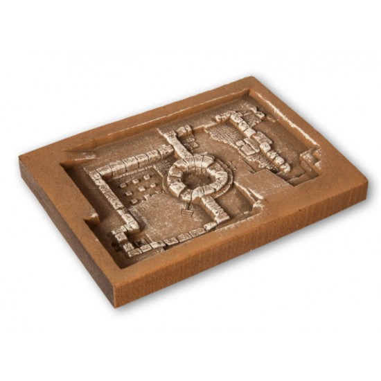HO/TT/N Scale Roman Baths Excavation (15.4 x 11.2 x 1.6 cm)