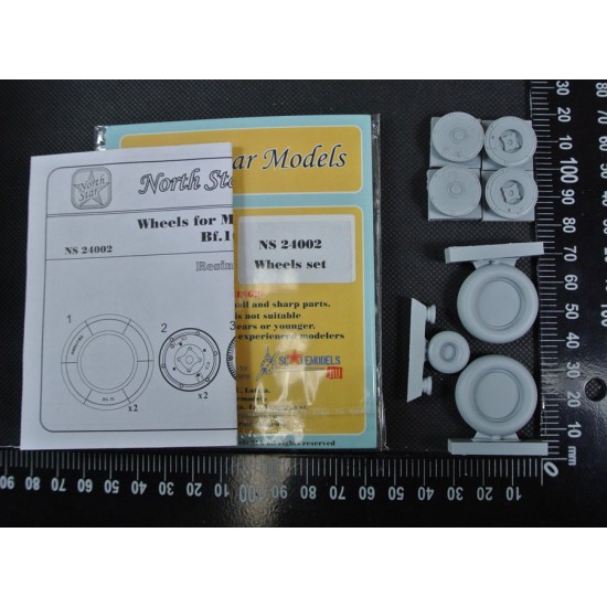 1/24 Messerschmitt Bf-109 G Wheels Set