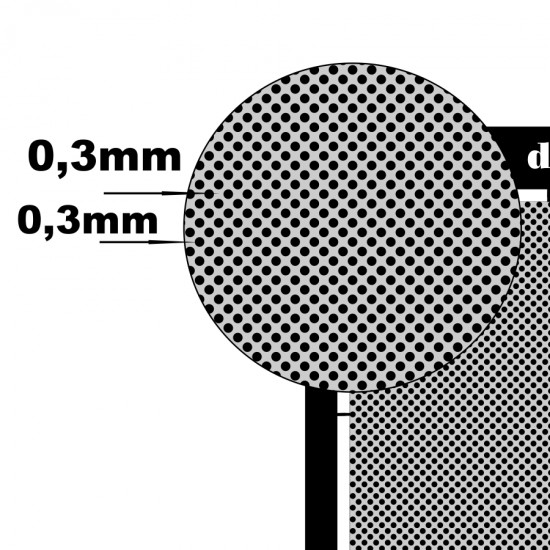 Engraved Plate for Making Anti-slip Surfaces in various scales (45mm x 90mm) type 6