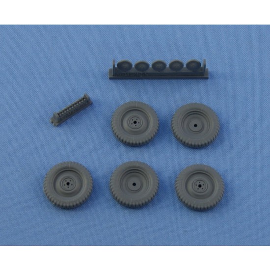 1/35 Mercedes V170 Models Wheels Set (WESA Extra Gelande Military Tyres)