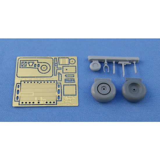 1/48 Focke-Wulf Fw 189 Main & Tail Wheel & Tail Wheel Bay Set