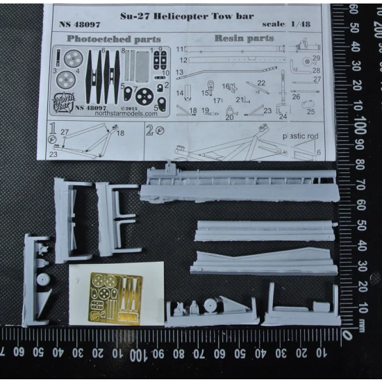 1/48 Su-27 UB Flanker Airfield Tow Bar Set