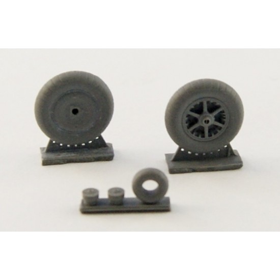1/72 Messerschmitt Bf-109 F-2/4, G-2 Wheels Set
