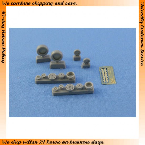 1/72 F-4C / F-4D / F-4E / F-4F Phantom II Wheels Set (No Mask Series)