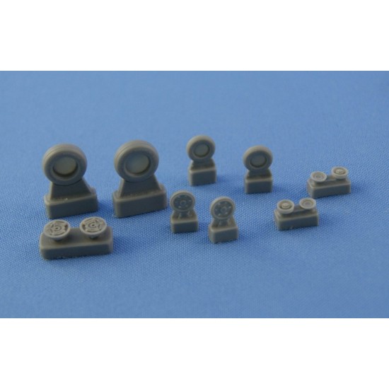 1/72 F/A-18 E/F Super Hornet Main and Front Wheels set (No Mask Series)