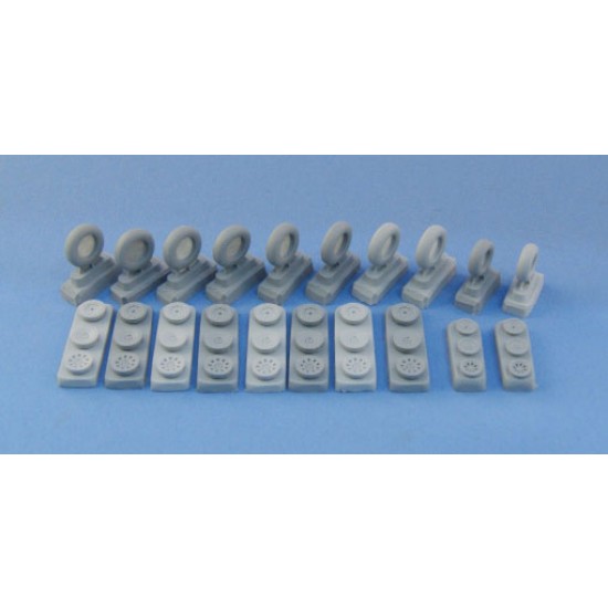 1/72 An-10 /An-12 Wheels Set Type 2 - Light Series