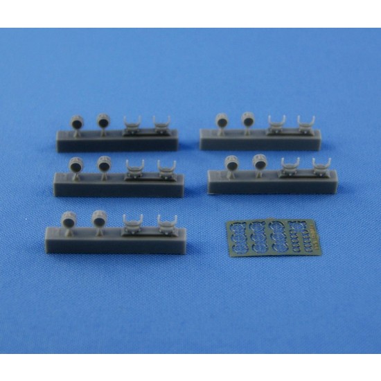 1/350 IJN 110cm Searchlights (10pcs, Resin+PE+Film)