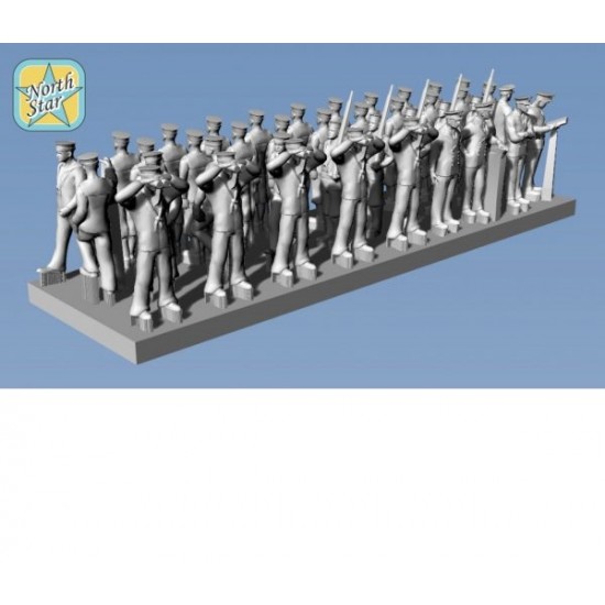 1/350 WWII Royal Navy Static Figures