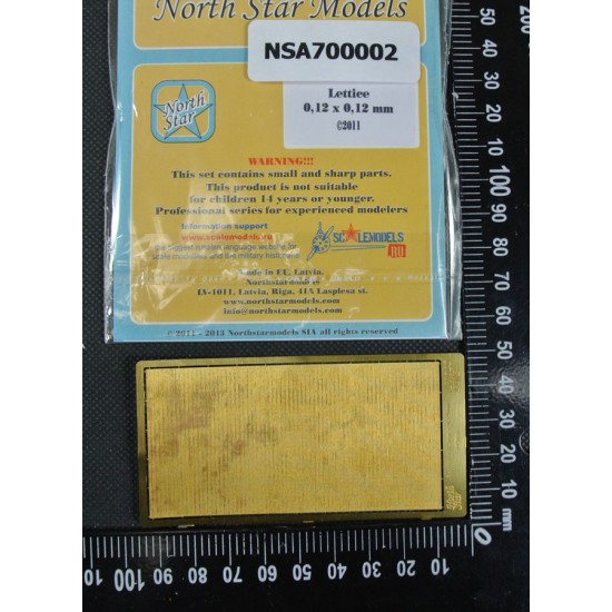 Lettice 0.12mm x 0.12mm for 1/700 models