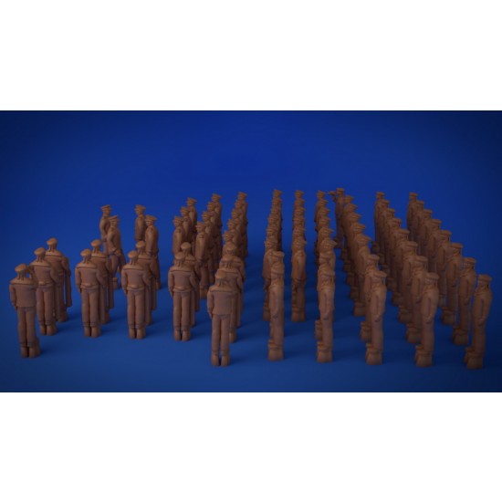 1/700 Japanese Navy Parade Figures