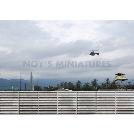 1/144 Airfield Tarmac Sheet: Optional Backdrop for NM144014 (Size: 14.8x10.5cm /5.8"x4.1")
