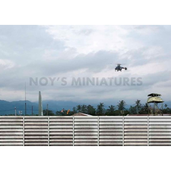 1/144 Airfield Tarmac Sheet: Optional Backdrop for NM144014 (Length:148mm,Width: 105mm)