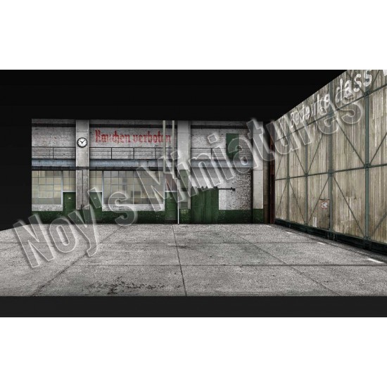 1/32 WWII Luftwaffe Fighter Hangar (Inside) Set