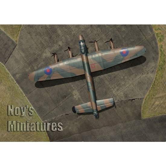 1/72 Airfield Tarmac Sheet: WWII Allied Heavy Bomber (Length: 593mm, Width: 400mm)