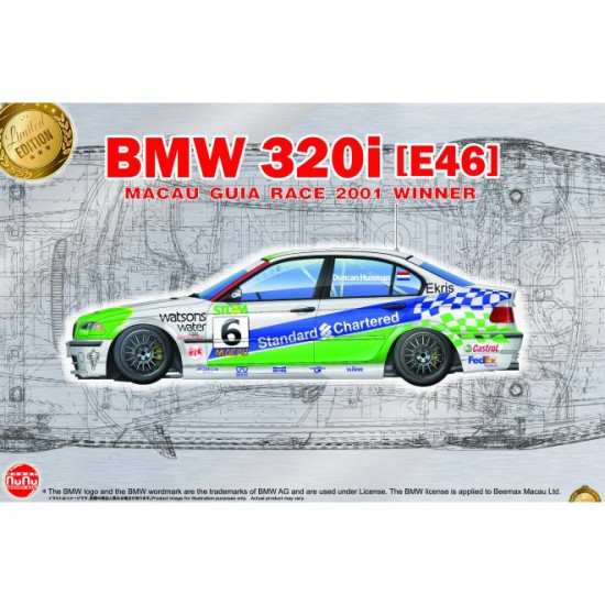 1/24 BMW 320i E46 Super Production Macau Guia Race 2001 Winner