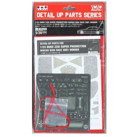 Detail Parts For 1/24 BMW 320i E46 2001 Macau Gear Race Winner