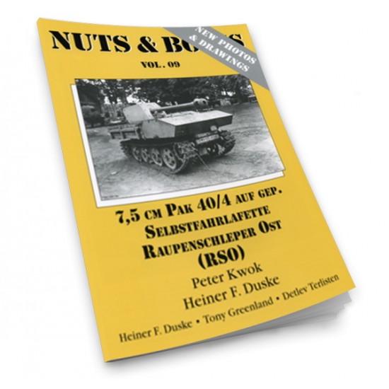 Nuts & Bolts Vol.09 - 7.5cm Pak 40/4 Auf Gep.Sfl.RSO (60 pages, photos & drawing)