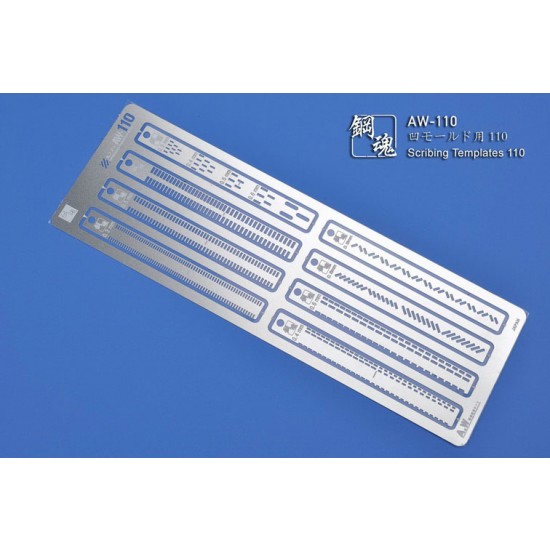 Non-scale Scribing Templates 110 for Gunpla
