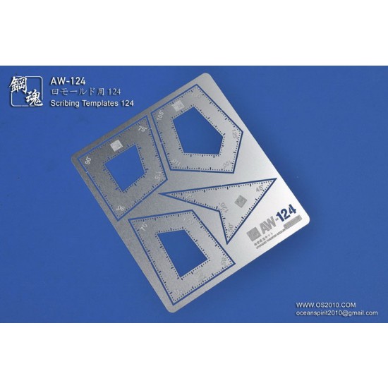 Non-scale Scribing Templates 124 for Gunpla