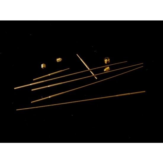 1/35 Universal Antenna for Modern French Combat Vehicle (4 Sets: 10 Metal Parts)