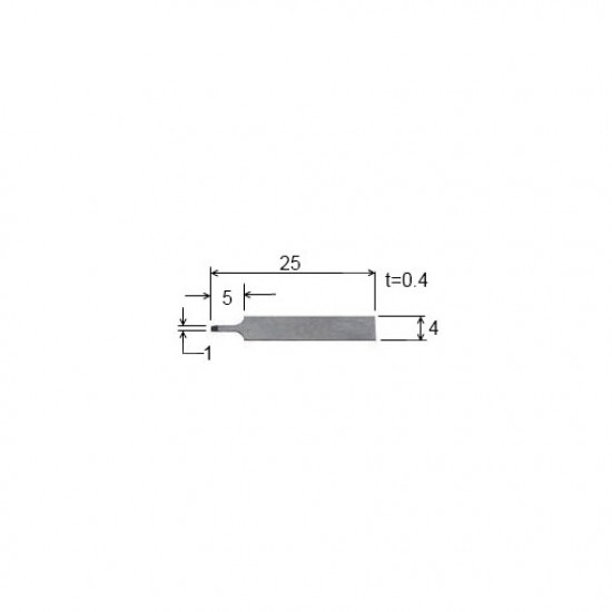 1mm Flat Blade (Chisel) for Ultrasonic Cutter ZO-91/ZO-41/ZO-40